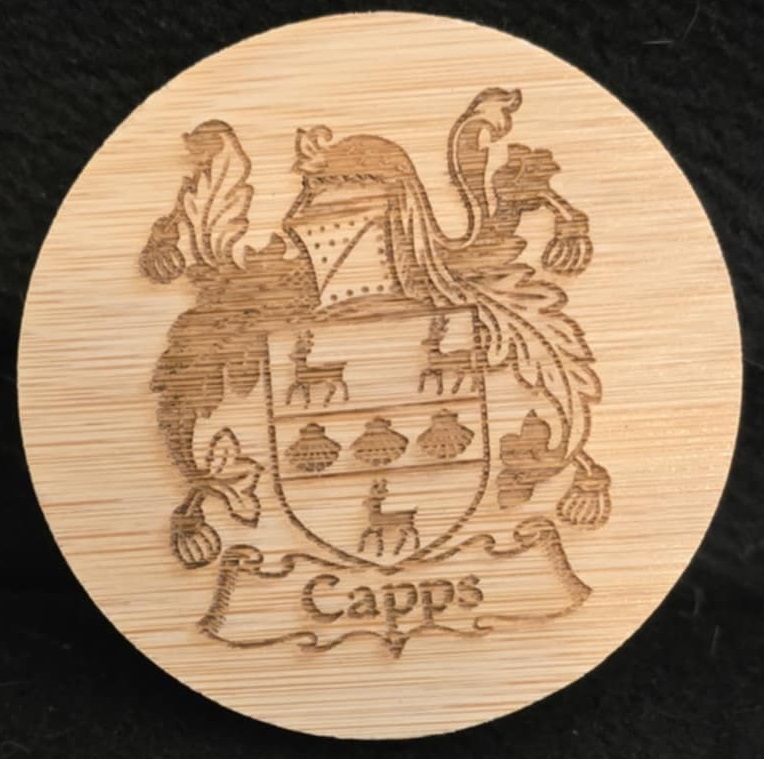 Round Bamboo Bottle Opener